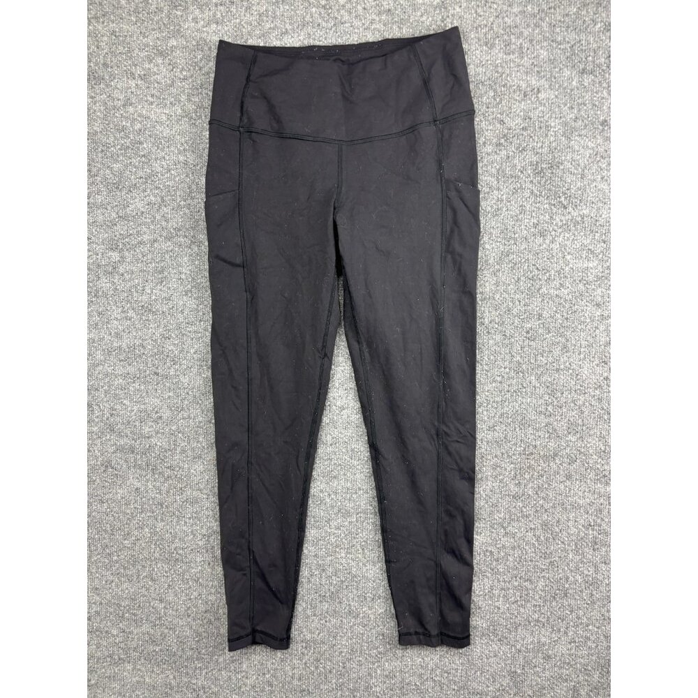 The North Face Leggings Womens‎ Large Black Ankle Pockets Hiking Running Gym